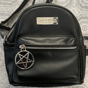 Killstar mini backpack in black